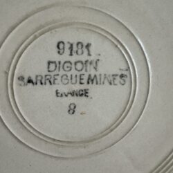 Assiette vintage Sarreguemines Digoin – Image 3