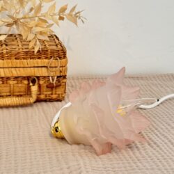 Baladeuse opaline fleur rose – Image 2