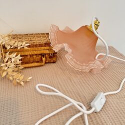 Baladeuse opaline grande fleur rose – Image 2
