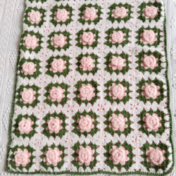 Mini plaid crochet vintage