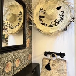 Chapeau paille personnalisé XL