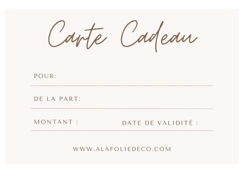 Carte cadeau