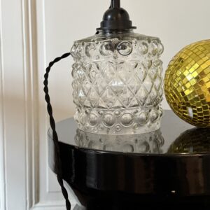 Baladeuse en verre vintage