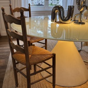 Chaises de ferme bois et paille