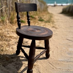 chaise brutaliste Dudouyt