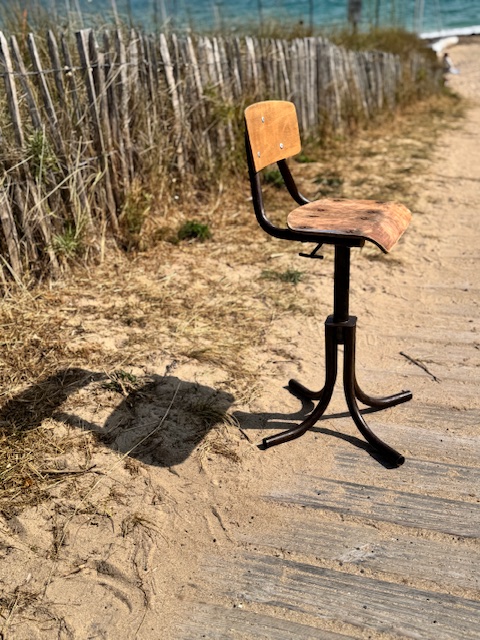 chaise ancienne vintage atelier artiste bienaise